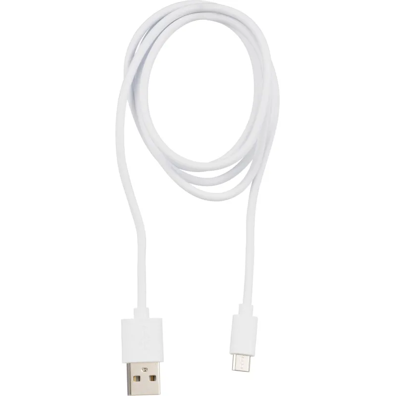 Кабель 2,4A, 1м, USB - Micro-USB, TPE, белый BT-JCBL-004/U152 - фото 3