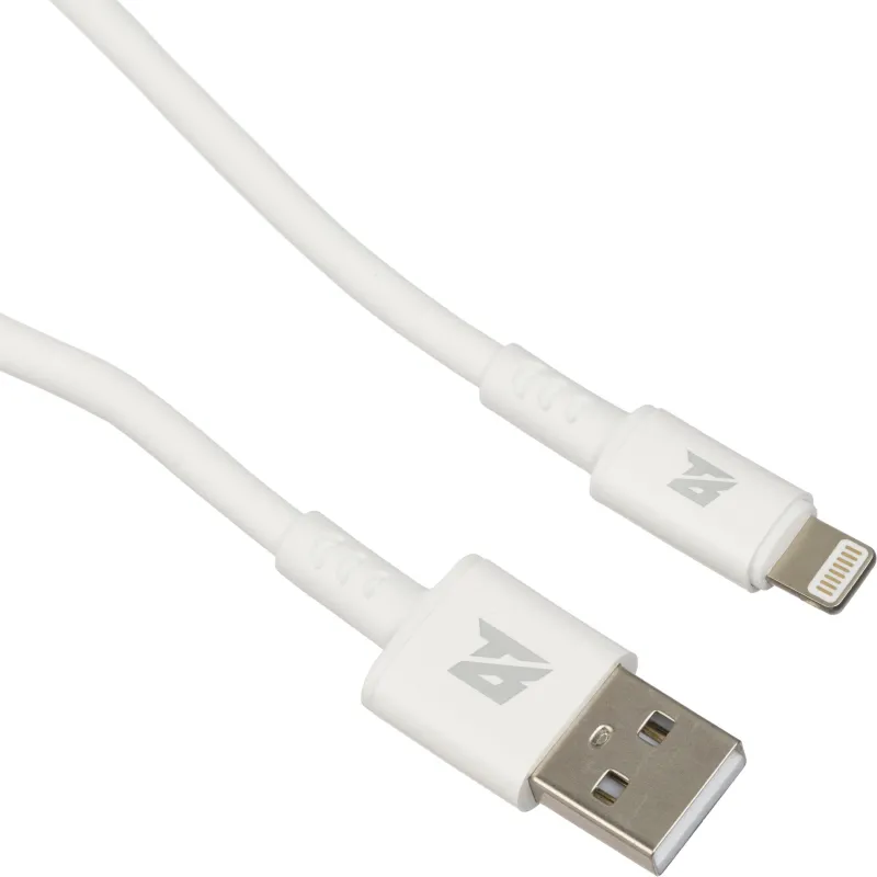 Кабель 2,4A, 1м, USB - Lightning, TPE, силикон, белый BT-JCBL-005/U28 - фото 1