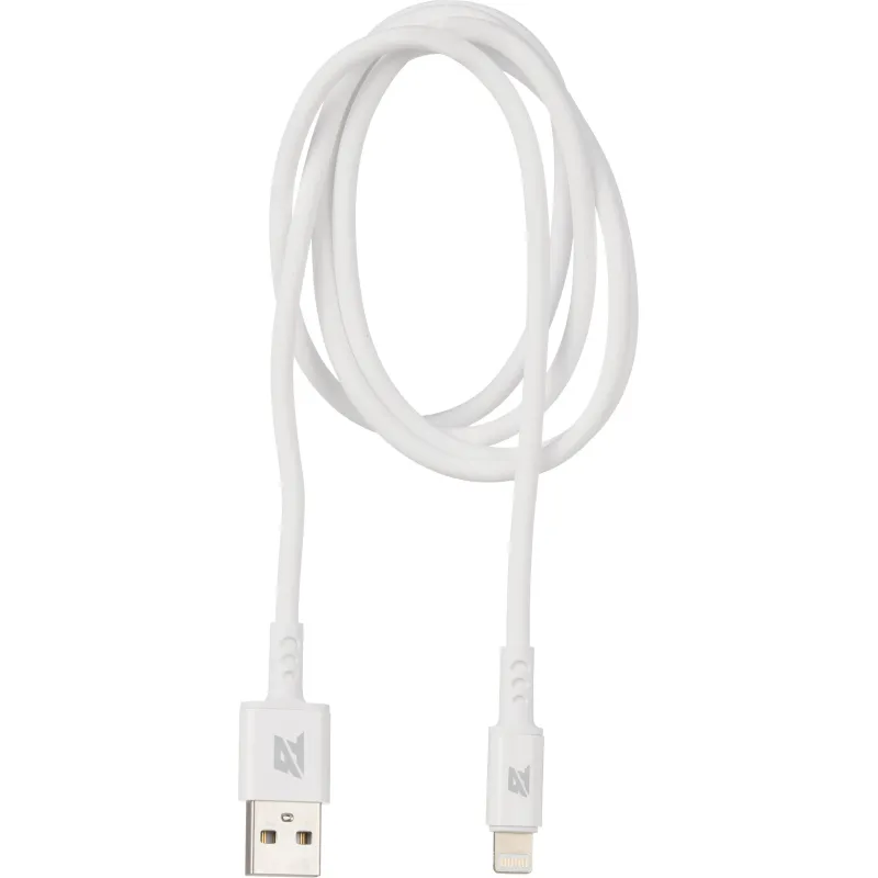 Кабель 2,4A, 1м, USB - Lightning, TPE, силикон, белый BT-JCBL-005/U28 - фото 3