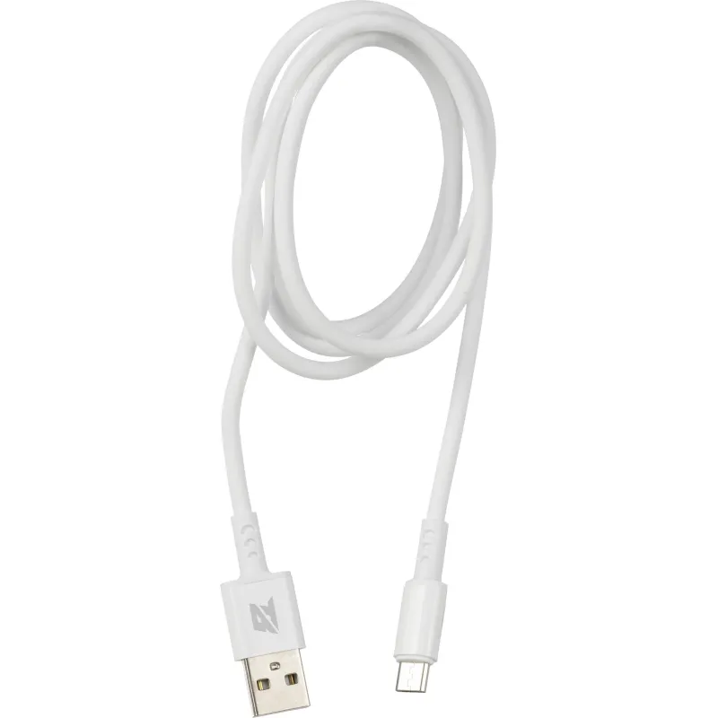 Кабель 2,4A, 1м, USB - Micro-USB, TPE, силикон, белый BT-JCBL-007/U28 - фото 3