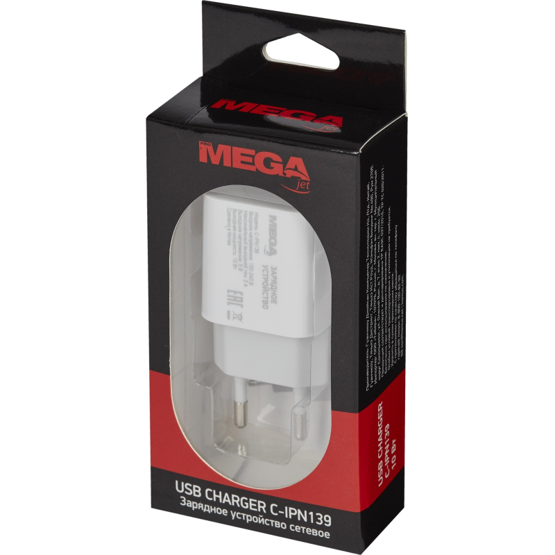 Зарядное устройство ProMega C-IPN139, 2A, 1USB, белый - фото 5