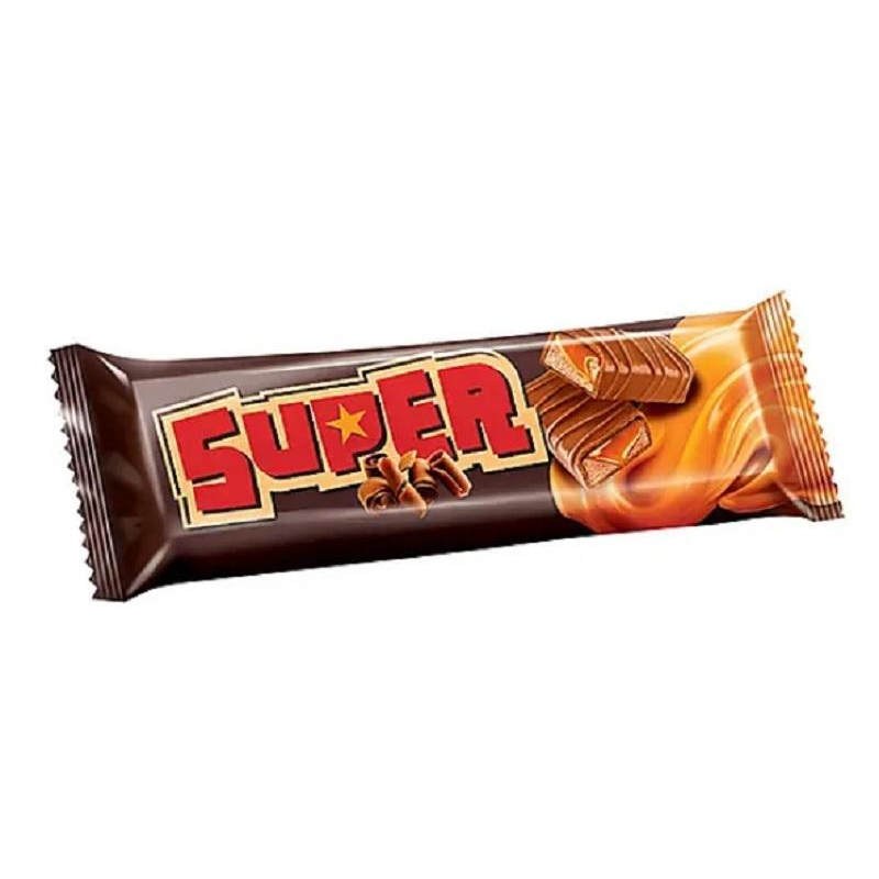 Шоколадный батончик Super с нугой и мягкой карамелью, 40гХ18шт/уп - фото 2