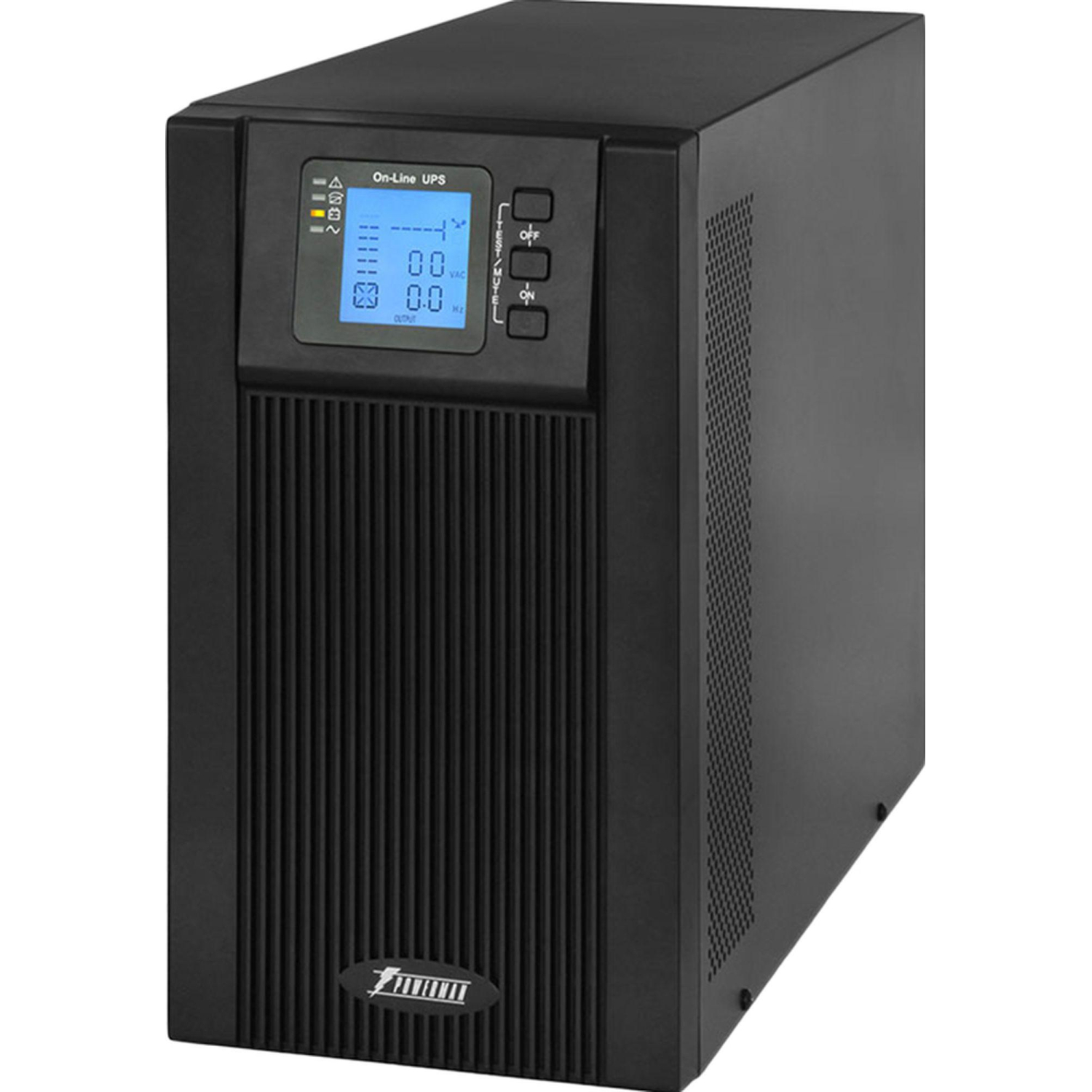 ИБП Powerman Online 3000, LCD, дв. преобр., 3000ВА/2700Вт, 3 EURO, USB - фото 1