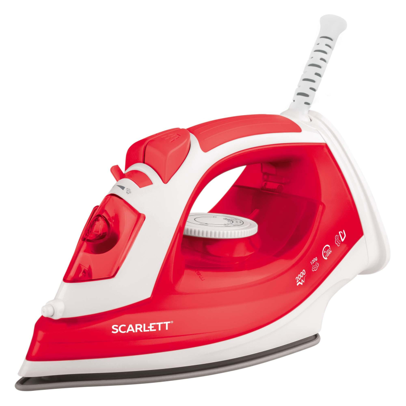 Утюг SCARLETT SC-SI30P15, 2000Вт, красный - фото 1