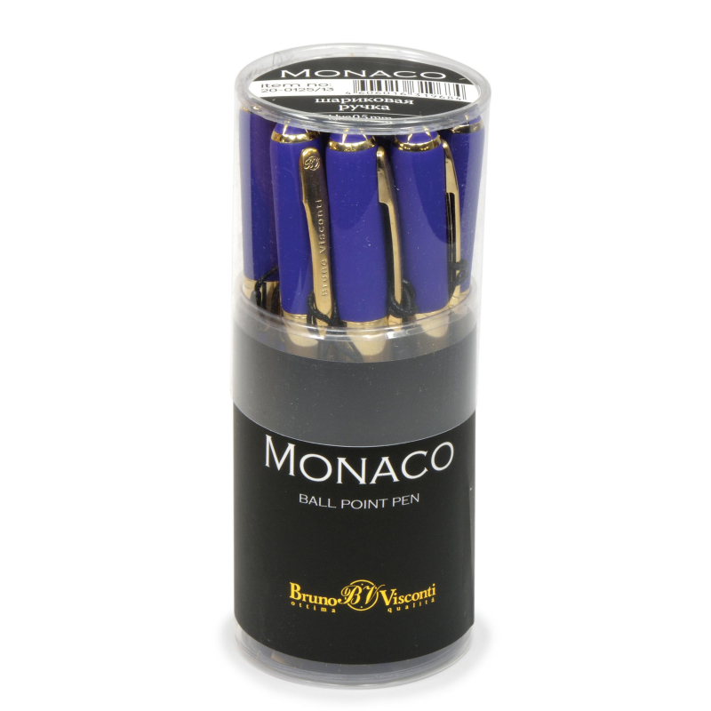 Ручка шариковая неавтомат. MONACO син-фиол кор,0,5,син,манж20-0125/13 - фото 4