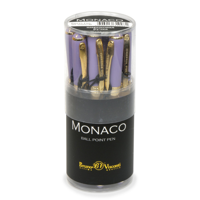Ручка шариковая неавтомат. MONACO лаван.корп,0,5мм,син,манж20-0125/16 - фото 4