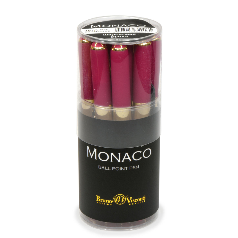 Ручка шариковая неавтомат. MONACO пурп.корп,0,5мм,син,манж20-0125/22 - фото 4