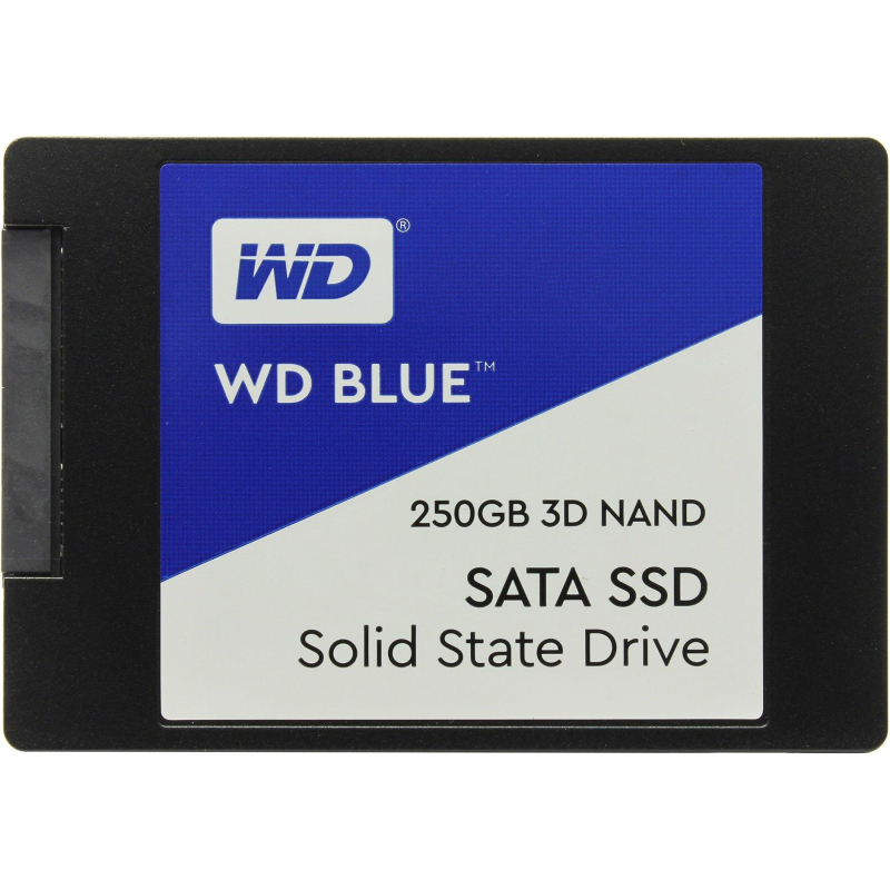 SSD накопитель WD Blue SA510 2.5 250Gb SATA (WDS250G3B0A) - фото 1