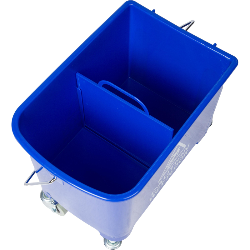 Тележка уборочная мини с отжимом,Luscan Professional,20л, 63x27x67см, синяя - фото 4