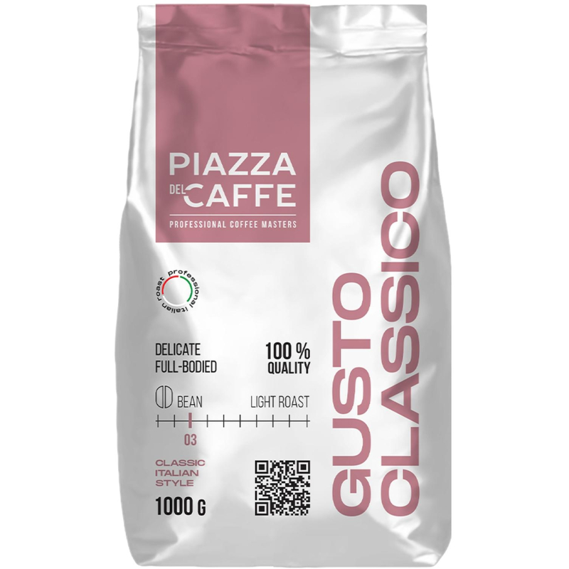 Кофе Piazza Del Caffe Gusto Сlassico в зернах, 1кг - фото 1