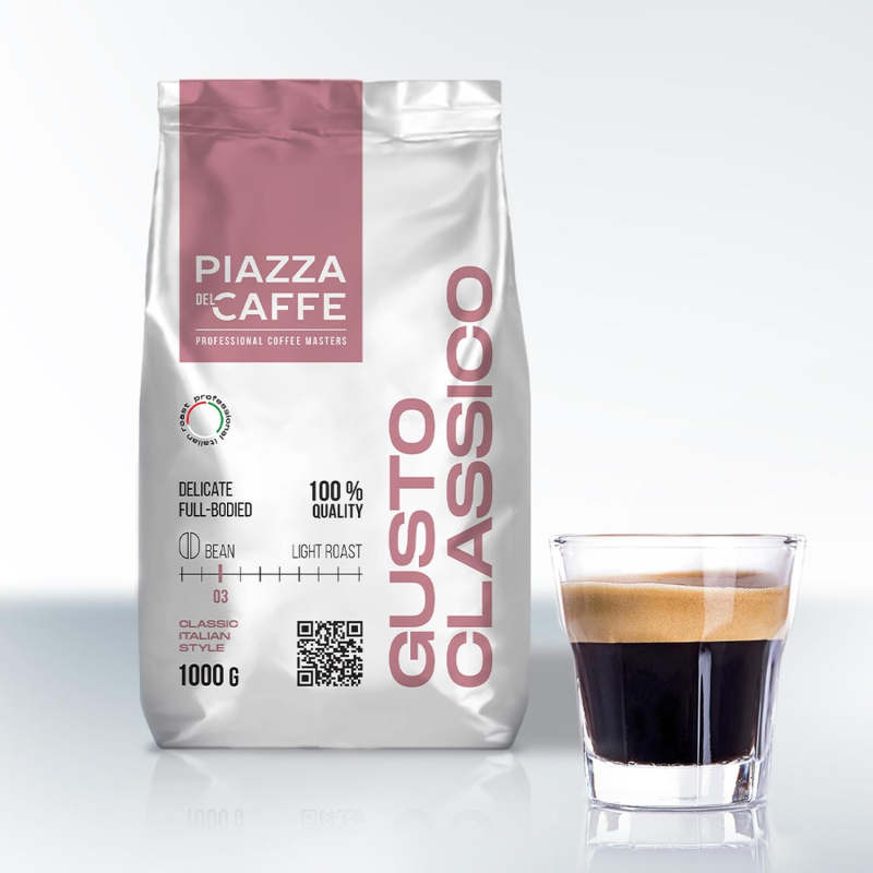 Кофе Piazza Del Caffe Gusto Сlassico в зернах, 1кг - фото 6