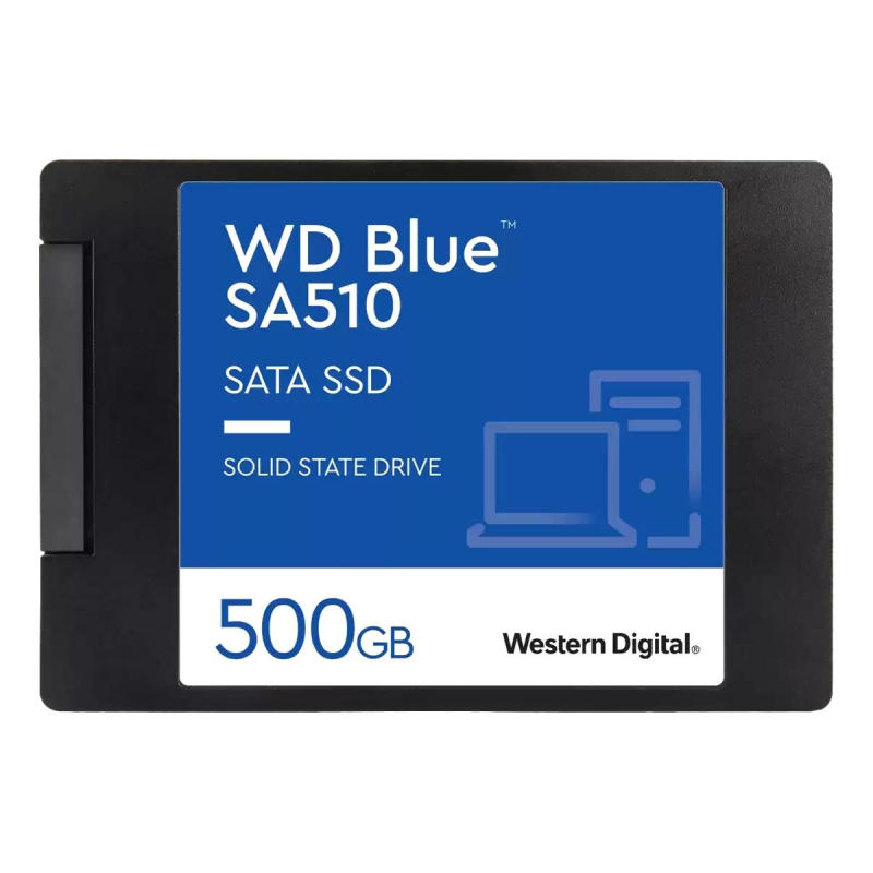 SSD накопитель WD BLUE SA510 2,5 500Gb (WDS500G3B0A) - фото 1