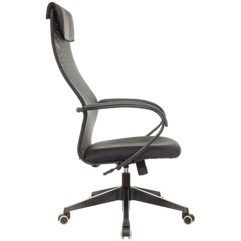 Кресло VB_EChair-655 LT TTW сетка/ткань черный, пластик - фото 3