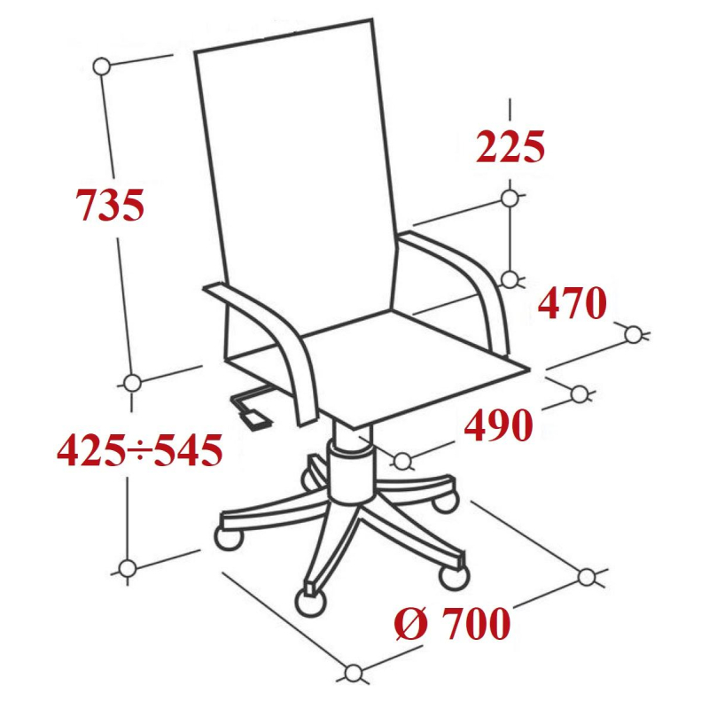 Кресло VB_EChair-655 LT TTW сетка/ткань черный, пластик - фото 5