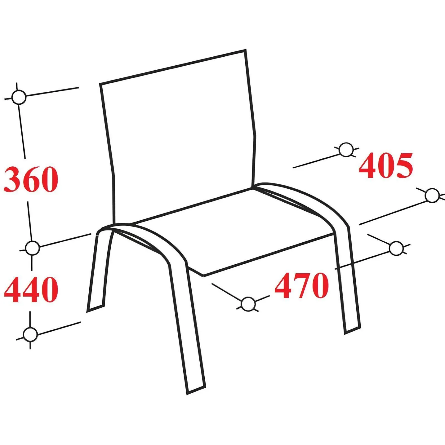 Стул UA_EChair Rio(ИЗО/ISO) черный, к/з синий  V-15 - фото 4