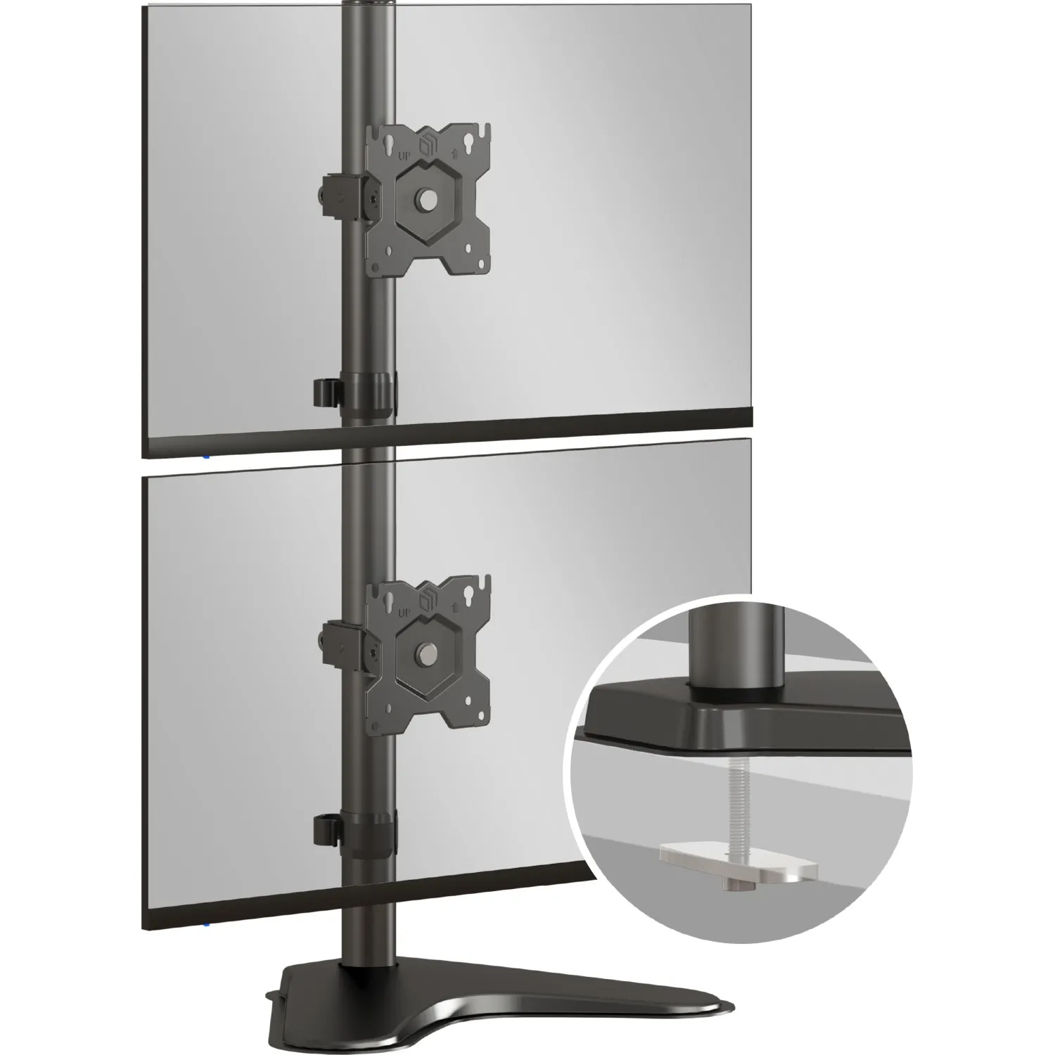 Кронштейн настольный для 2х мониторов ONKRON D208FS, 13-34, черный - фото 3