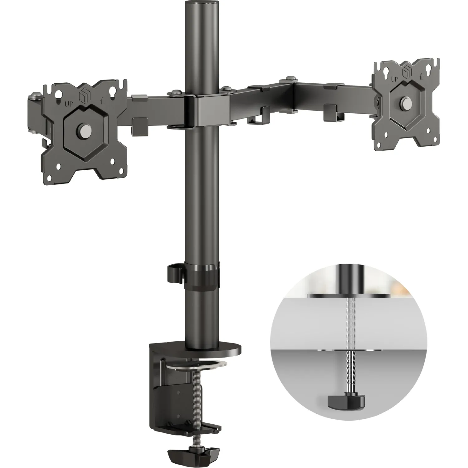 Кронштейн настольный для 2х мониторов ONKRON D221E, 13-32, черный - фото 2