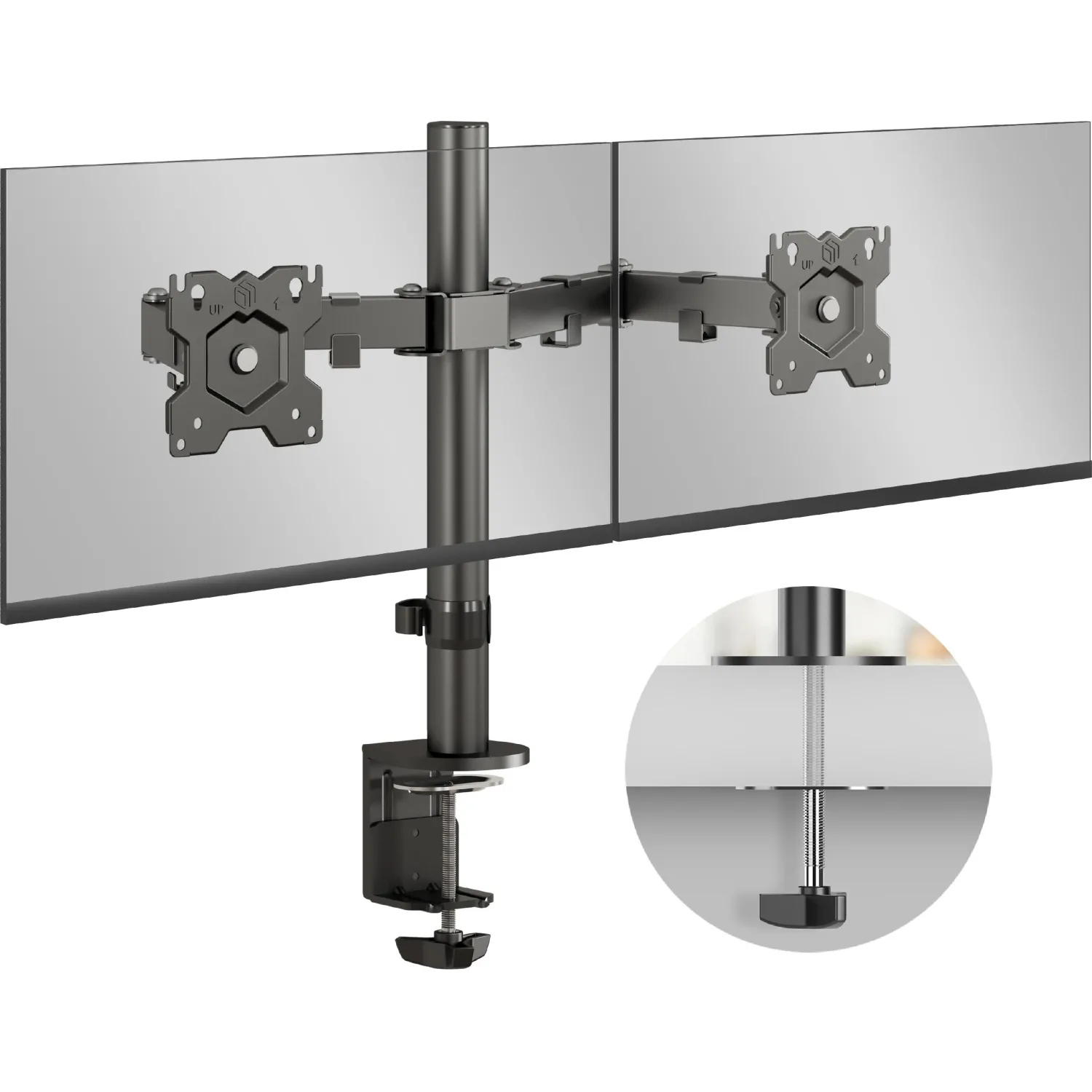 Кронштейн настольный для 2х мониторов ONKRON D221E, 13-32, черный - фото 4