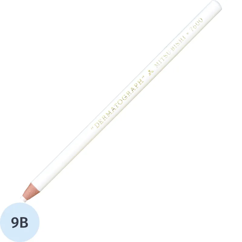 Карандаш восковый DERMATOGRAPH P-7600, белый, 1,0-4,4мм NEW 161788 - фото 1