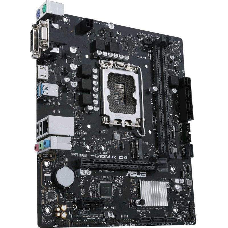 Материнская плата ASUS PRIME H610M-R D4-SI s1700 2xDDR4 mATX - фото 4