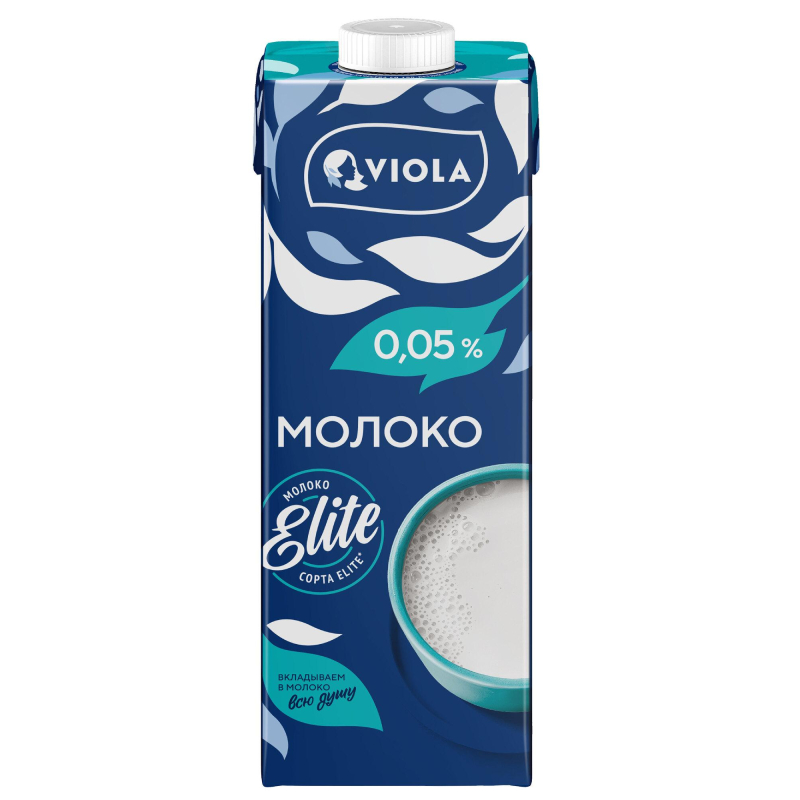 Молоко Viola UHT 0,05%, 1кг - фото 1