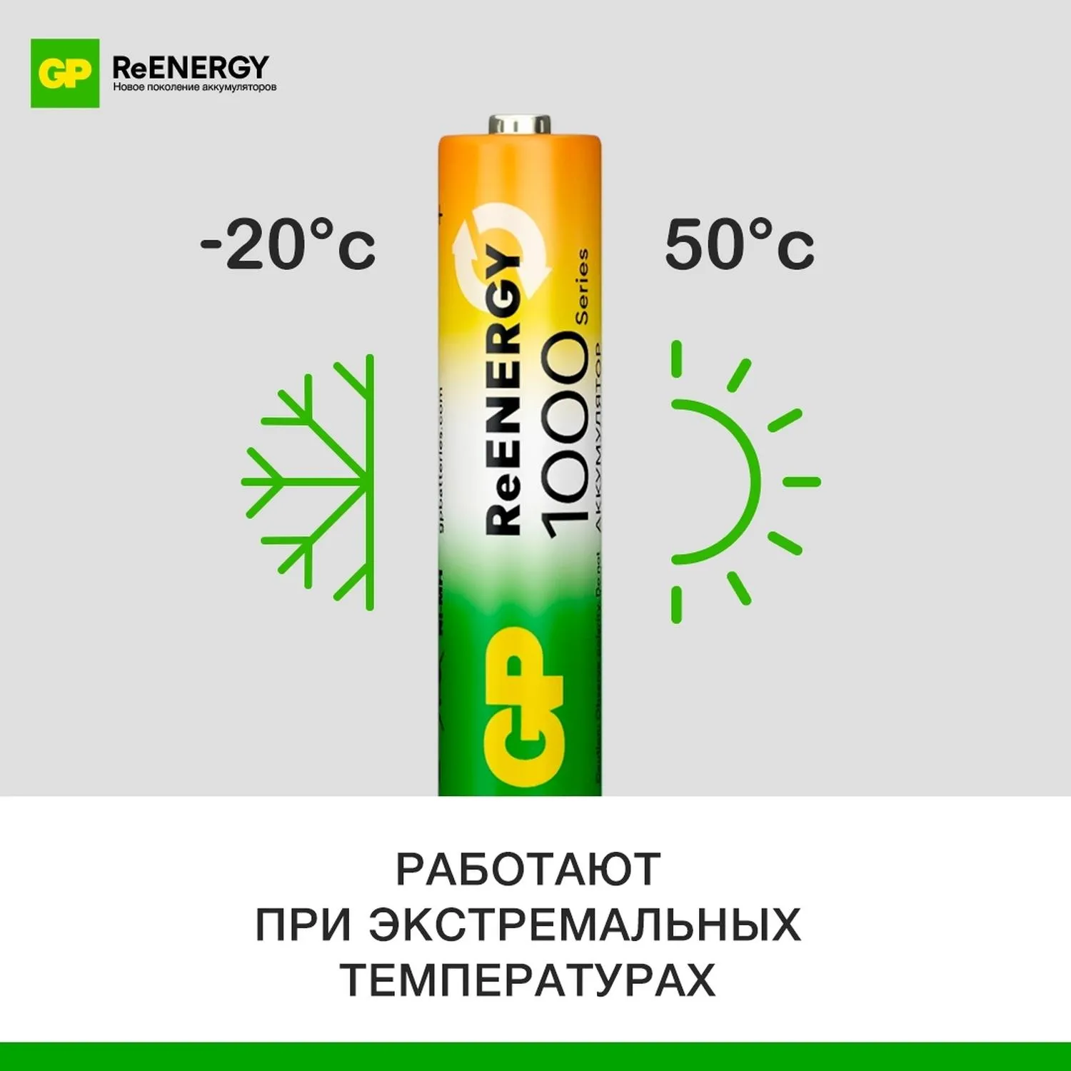 Аккумулятор GP GP100AAAHC-B12/100AAAHCRGY-B12 /312 ААА 1000(min950mAh)12шт - фото 7