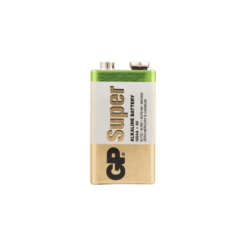 Батарейка GP Super 6LR61/1604A 1604A-5CR1/1604AA21-5CRSBC1 10 шт/уп, 1шт/бл - фото 3
