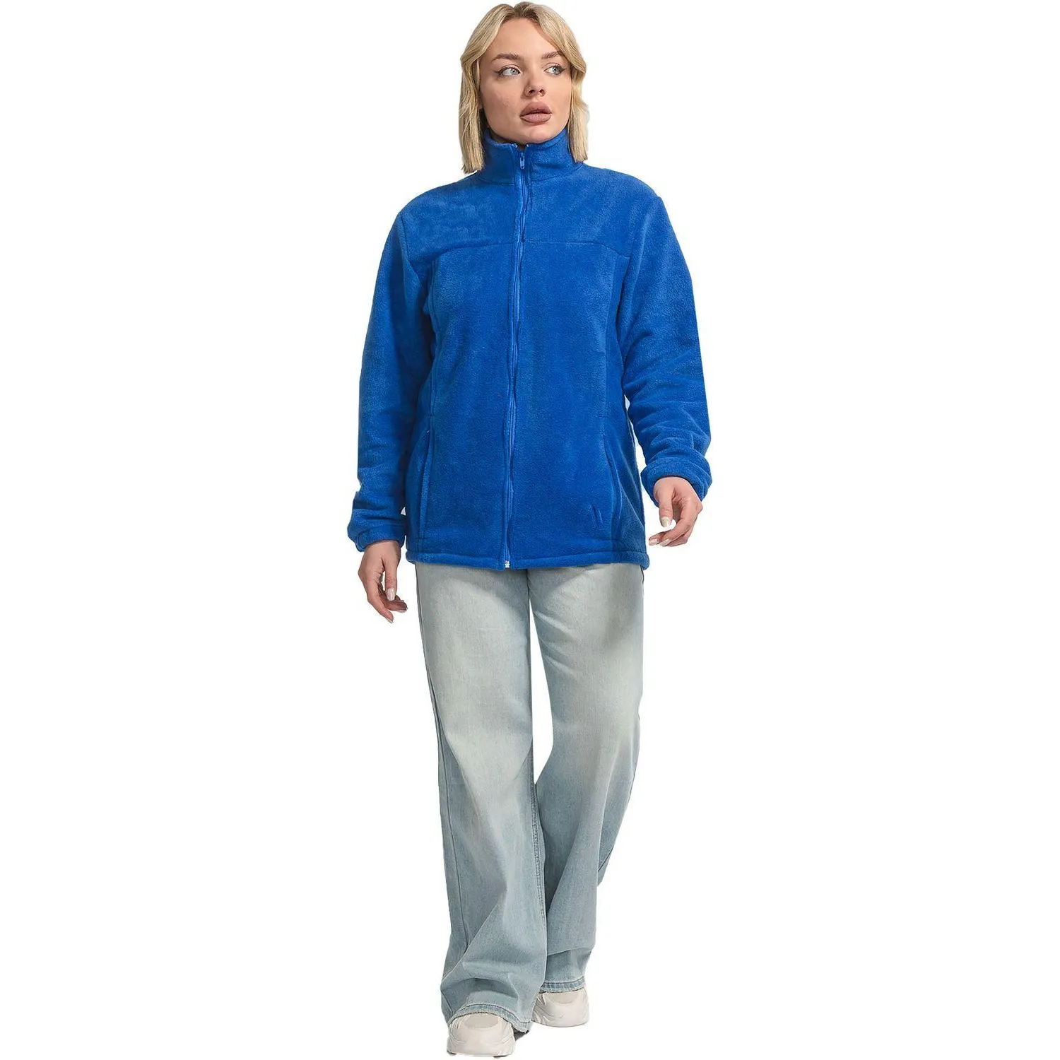 Толстовка флис (260 гр.) син.(р.40-42) р. 182-188 - фото 9