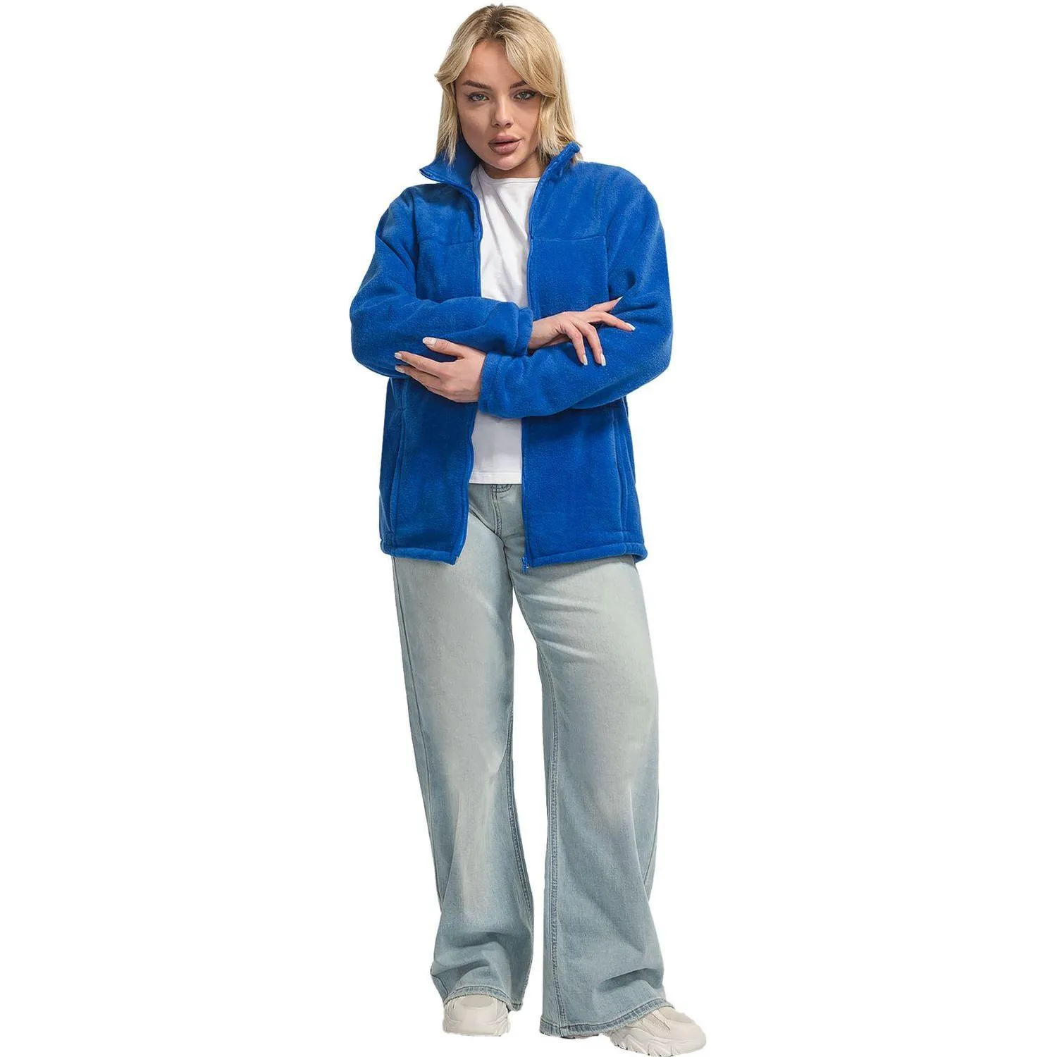 Толстовка флис (260 гр.) син.(р.40-42) р. 182-188 - фото 13