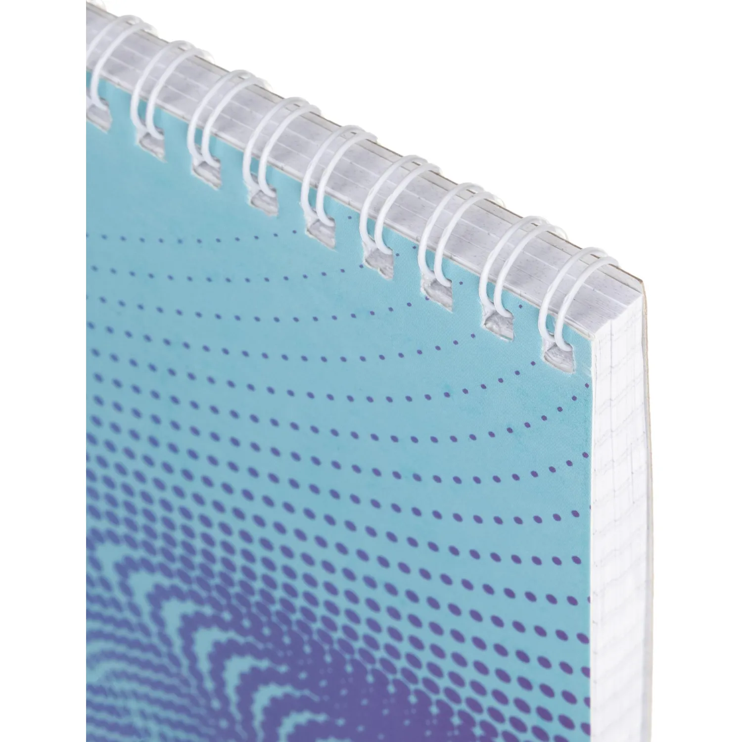 Блокнот А5,80л,клетка,метал.гребень,цв.обложка Forma,в ассорт - фото 6