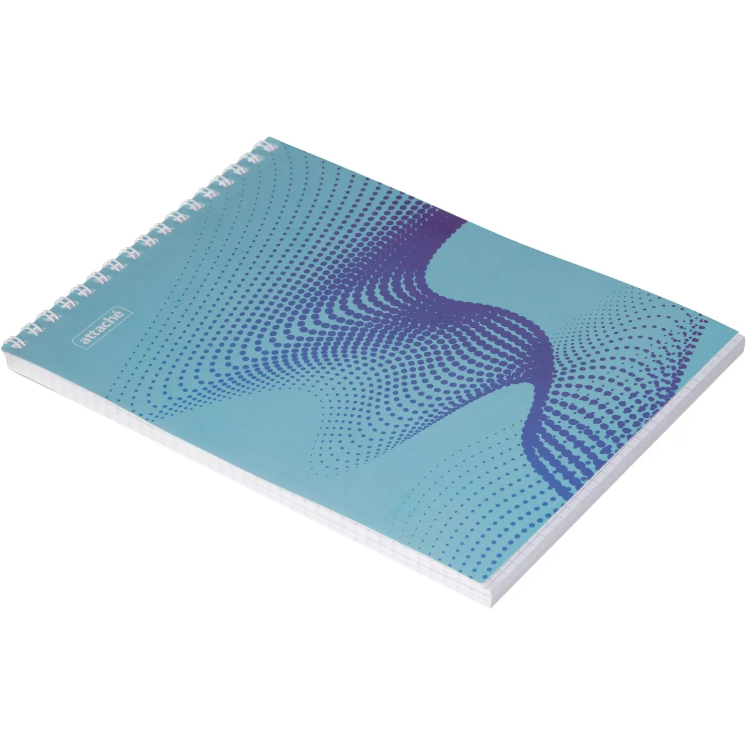 Блокнот А5,80л,клетка,метал.гребень,цв.обложка Forma,в ассорт - фото 7