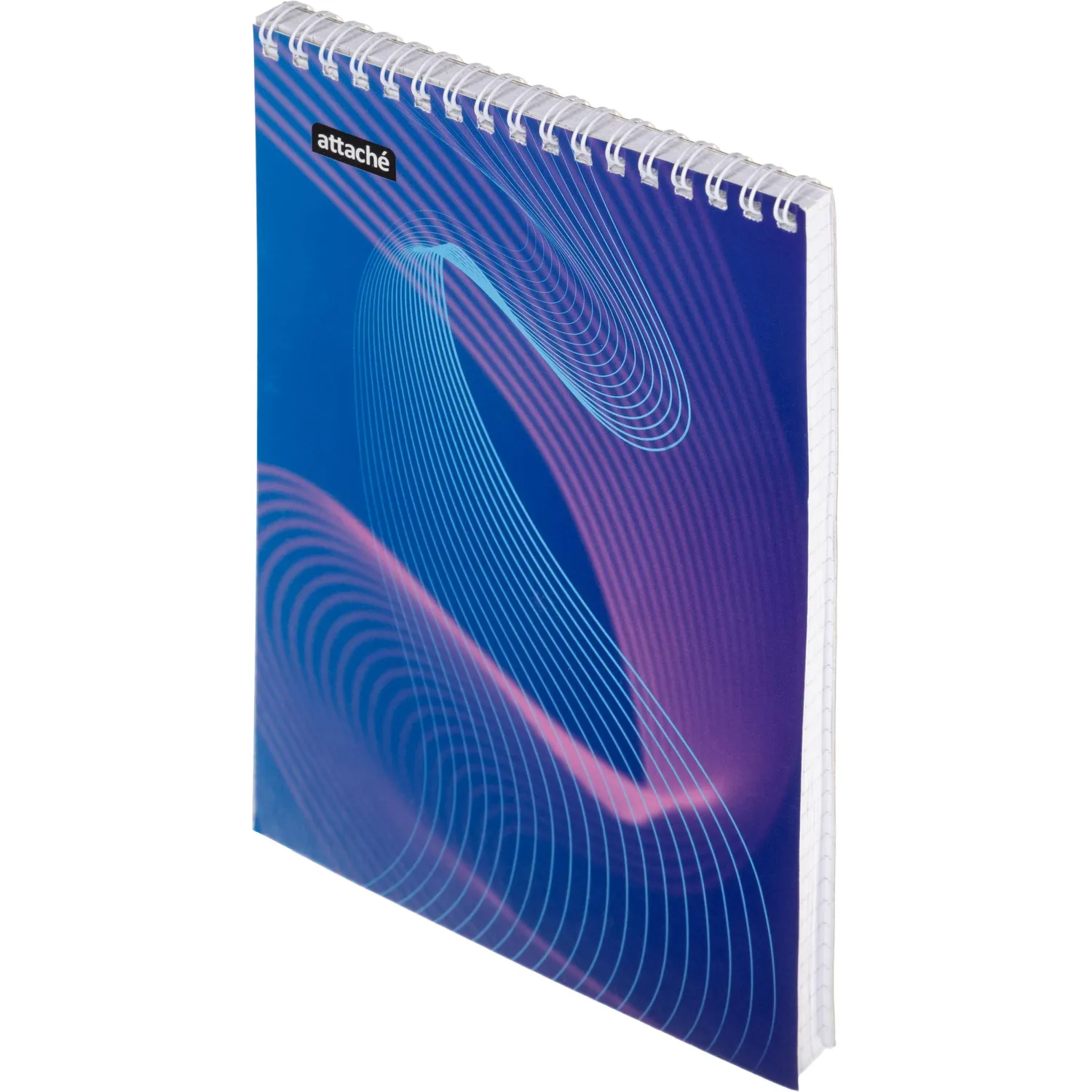 Блокнот А5,60л,клетка,метал.гребень,цв.обложка,Forma,в ассорт - фото 5