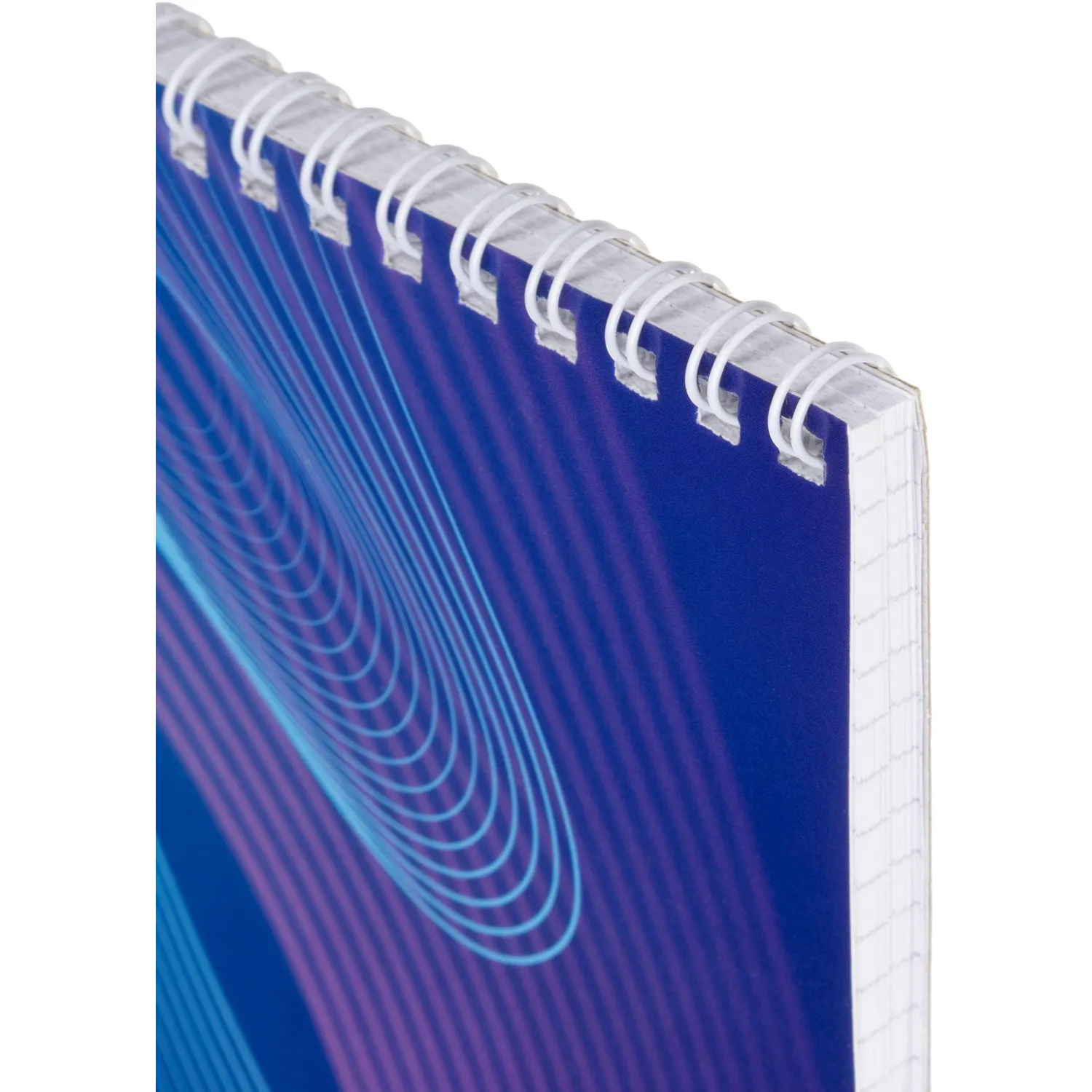 Блокнот А5,60л,клетка,метал.гребень,цв.обложка,Forma,в ассорт - фото 6