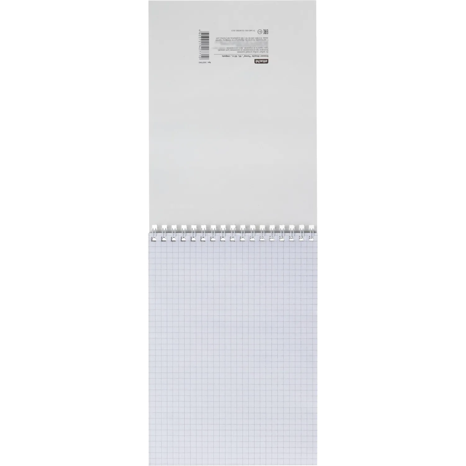 Блокнот А5,60л,клетка,метал.гребень,цв.обложка,Forma,в ассорт - фото 8