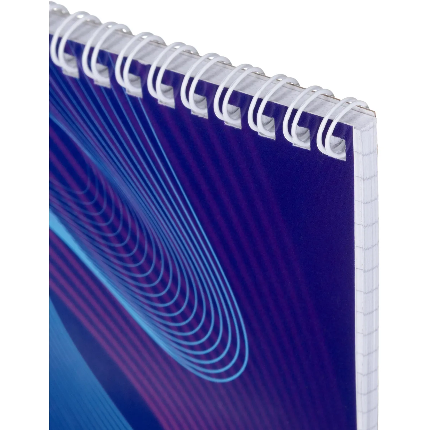 Блокнот А5,40л,клетка,метал.гребень,цв.обложка,Forma,в ассорт - фото 6