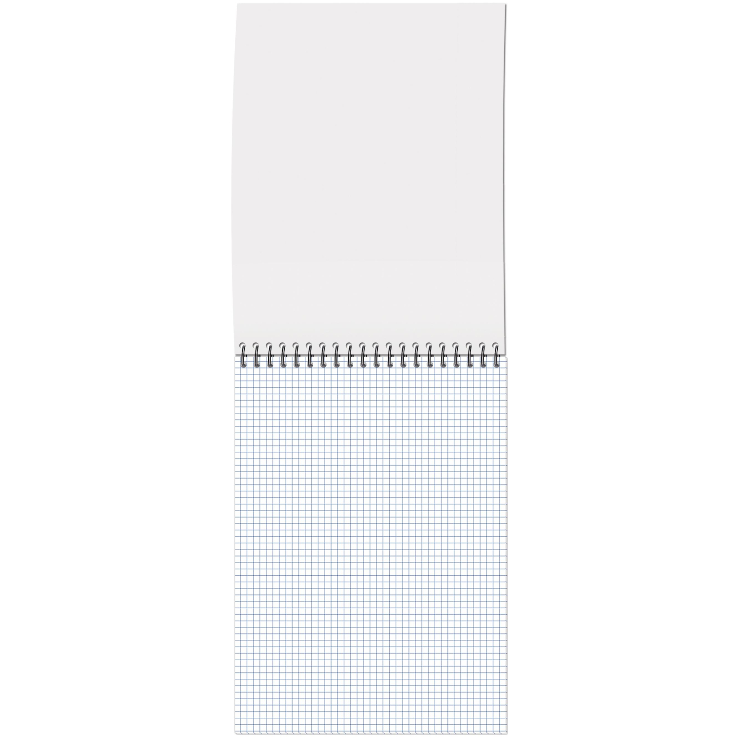 Блокнот А4,80л,клетка,метал.гребень,цв.обложка Forma - фото 2