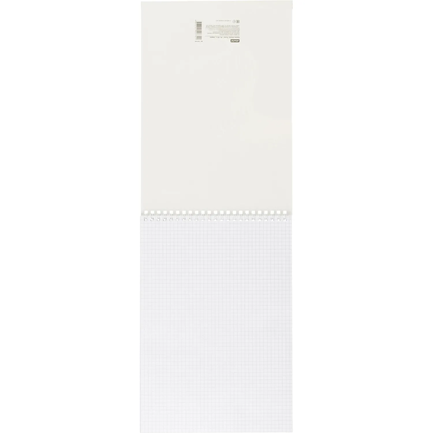 Блокнот А4,60л,клетка,метал.гребень,цв.обложка Forma - фото 5