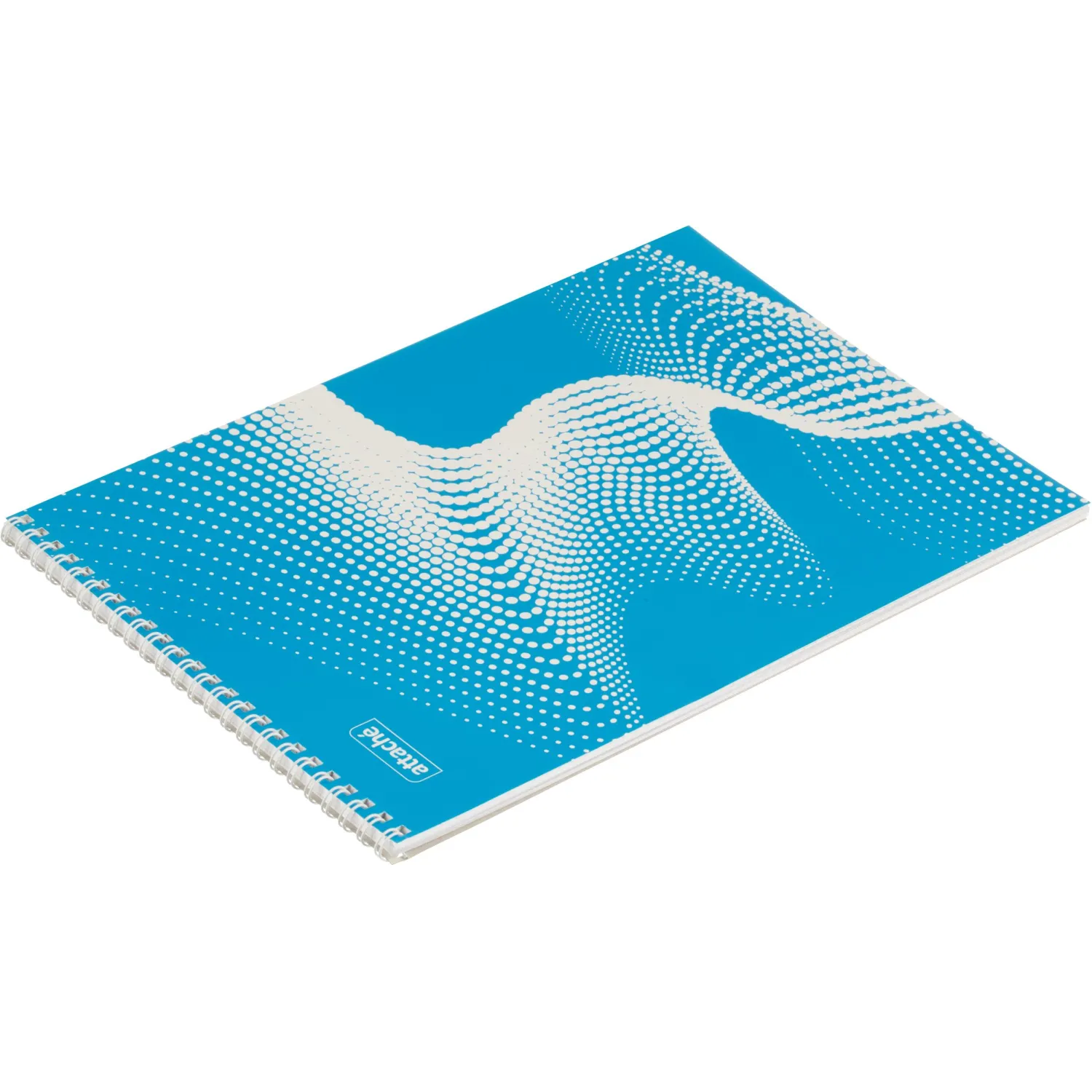 Блокнот А4,40л,клетка,метал.гребень,цв.обложка Forma - фото 4