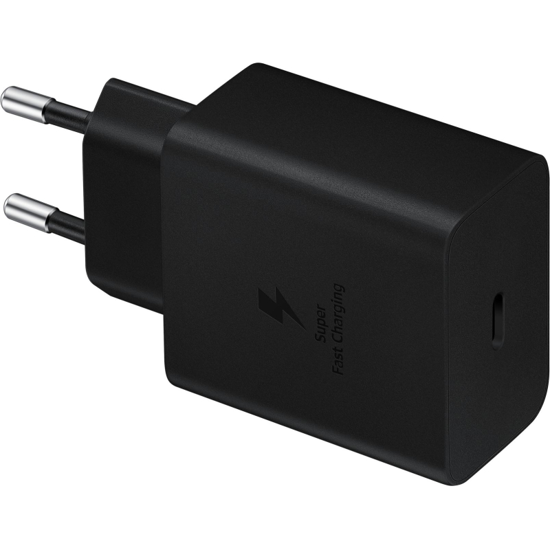Зарядное устройство сетевое, 45Вт, USB-C+каб, Samsung EP-T4510XBEG(RU/WW) - фото 1