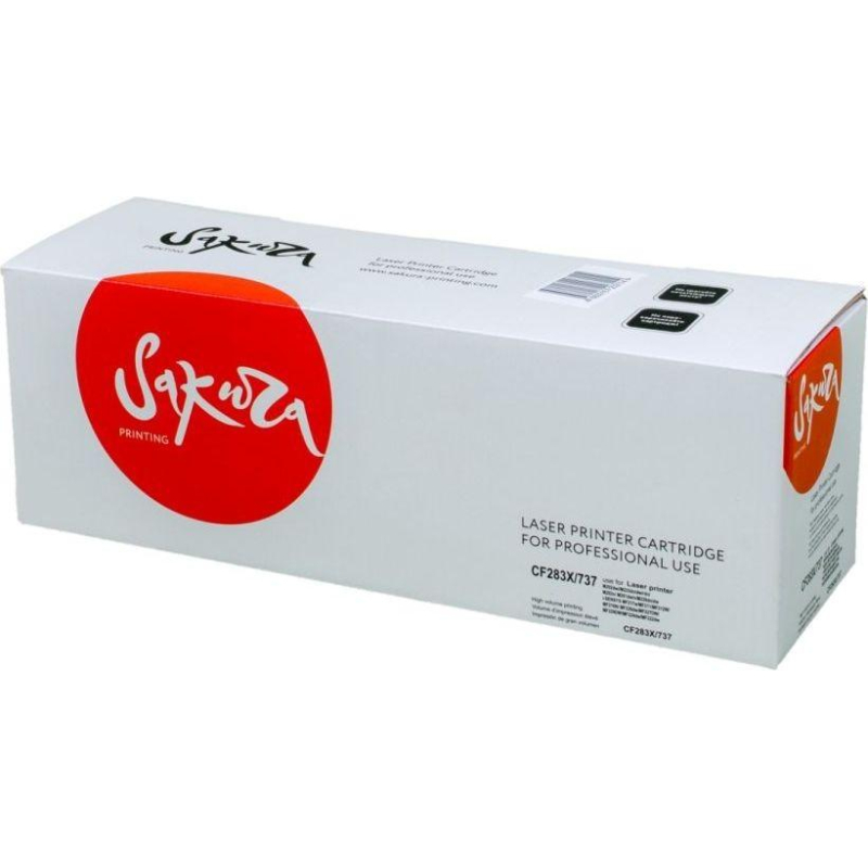 Картридж лазерный универсальный Sakura CF283X/737 чер. для HP/Canon - фото 1