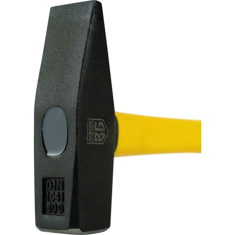 Молоток слесарный кованый, фиберглассовая рукоятка, 800 г. BERGER BG1515 - фото 6