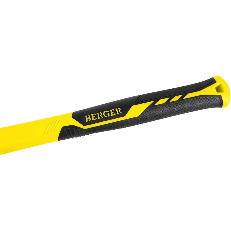 Молоток слесарный кованый, фиберглассовая рукоятка, 800 г. BERGER BG1515 - фото 8