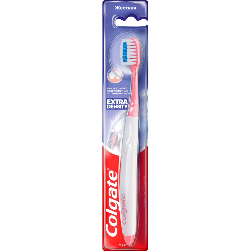 Зубная щетка COLGATE Extra Density жесткая цвет в ассортименте - фото 3