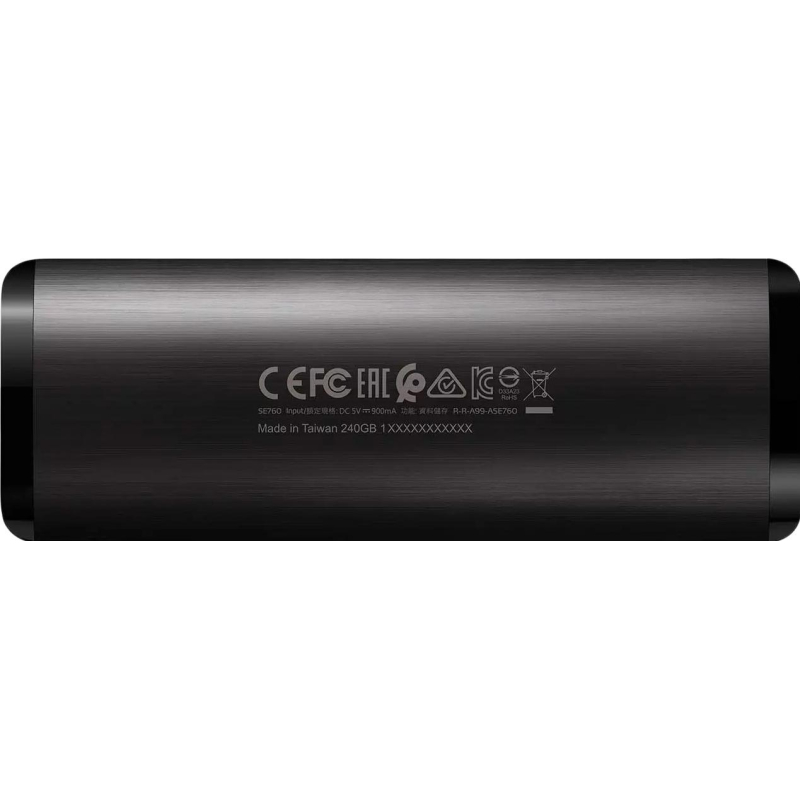 Портативный SSD ADATA SE760, 512GB, USB 3.2 Type-C, ASE760-512GU32G2-CBK - фото 2