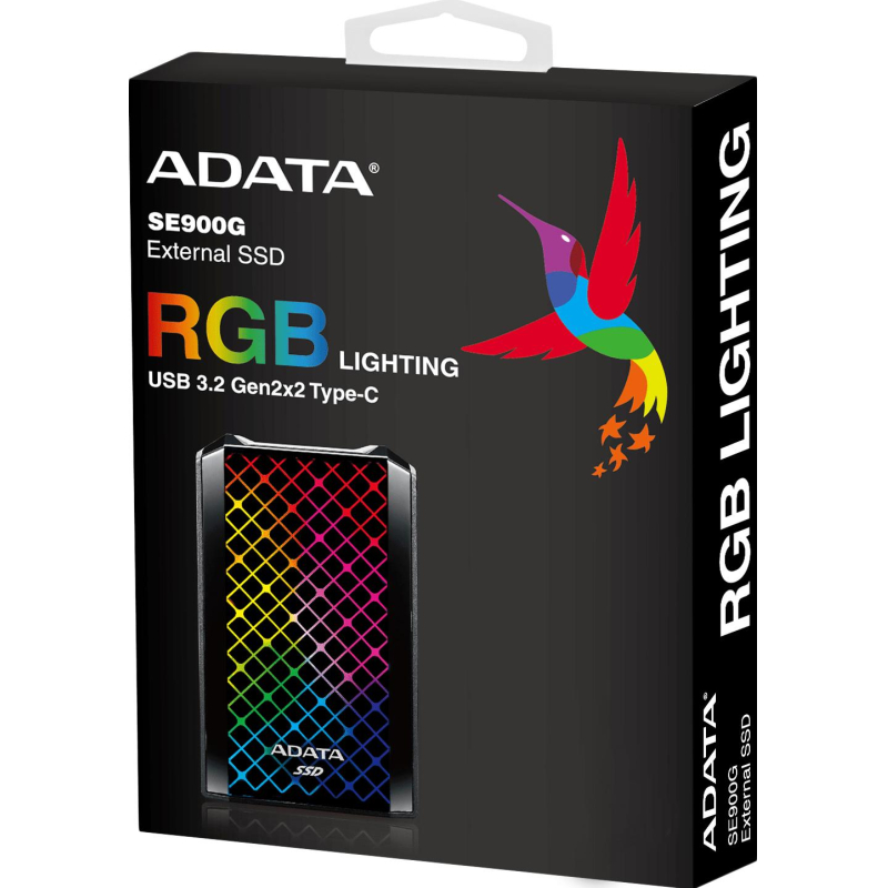 Портативный SSD ADATA SE900G, 512GB, USB 3.2 Type-C, ASE900G-512GU32G2-CBK - фото 7