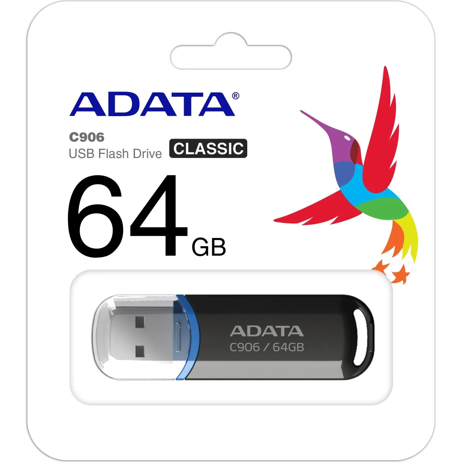Флеш-память ADATA C906, 64GB, AC906-64G-RBK - фото 6