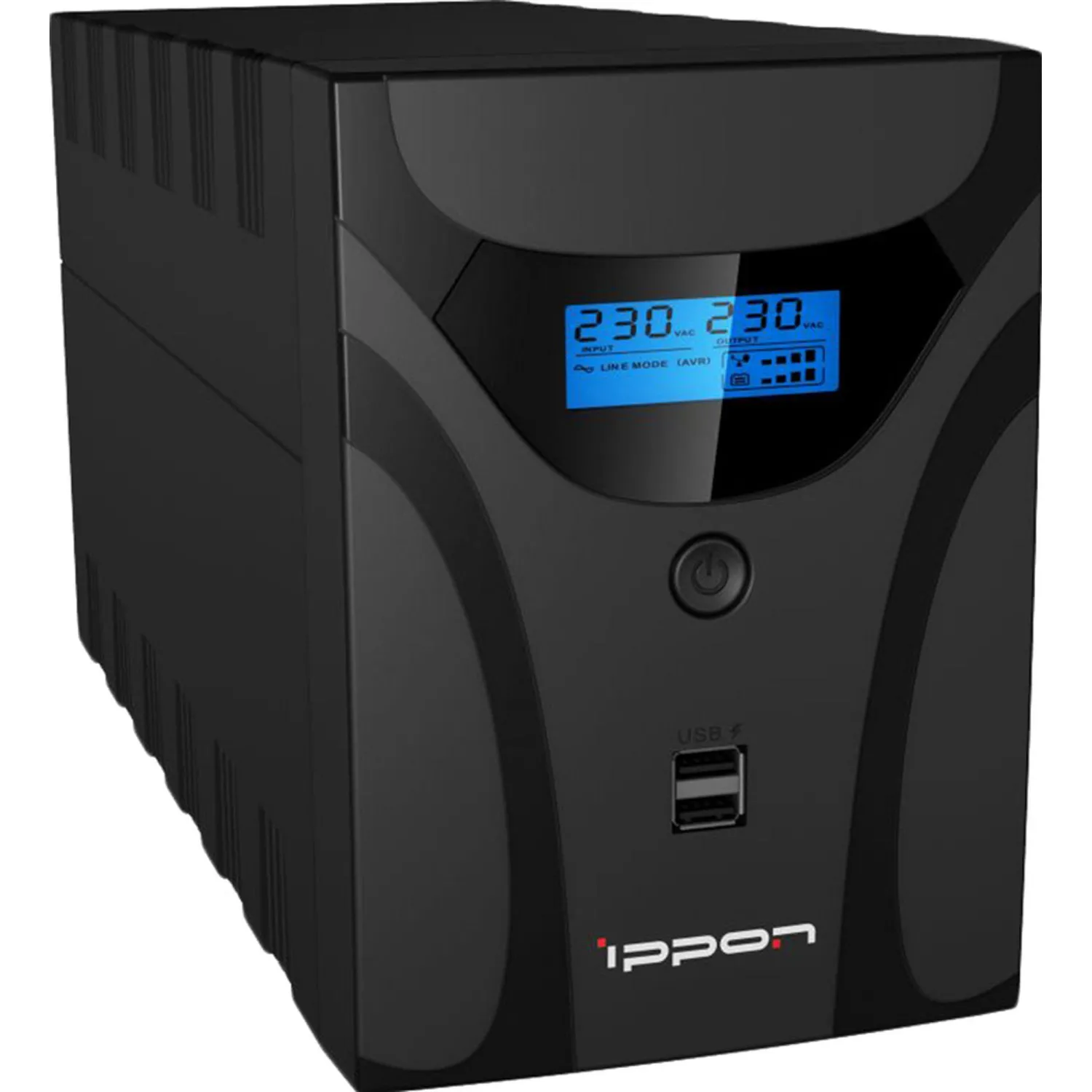 ИБП Ippon Smart Power Pro II Euro 2200 1200Вт 2200ВА черный 1029746 - фото 2