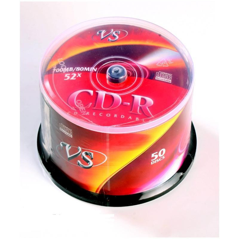 Носители информации CD-R, 52x, VS, Cake/50, VSCDRCB5001 - фото 2