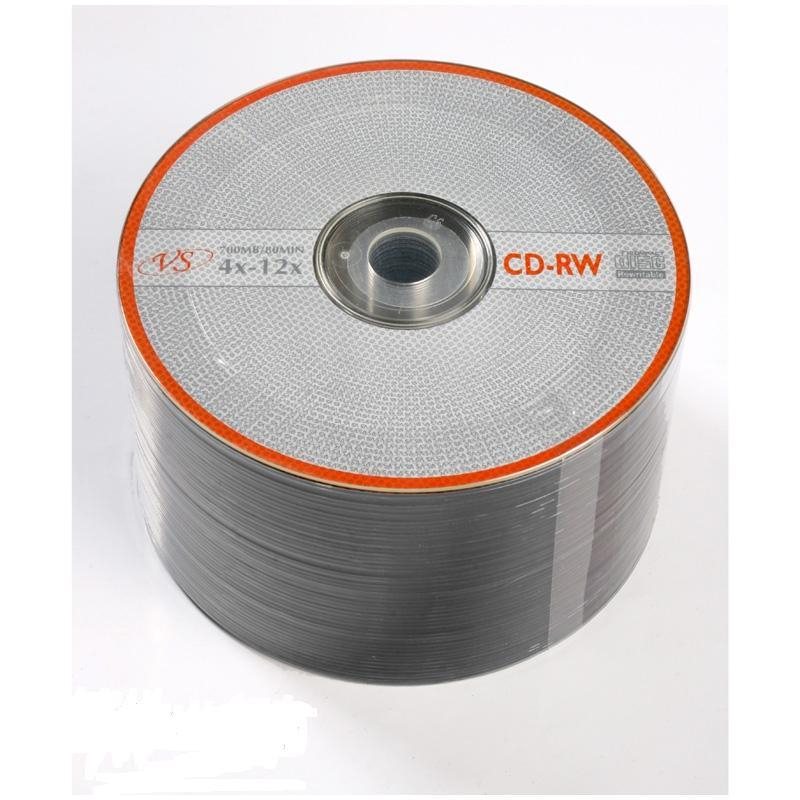 Носители информации VS CD-RW 700MB 4-12x Bulk/50 - фото 1