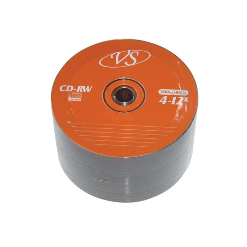 Носители информации VS CD-RW 700MB 4-12x Bulk/50 - фото 2